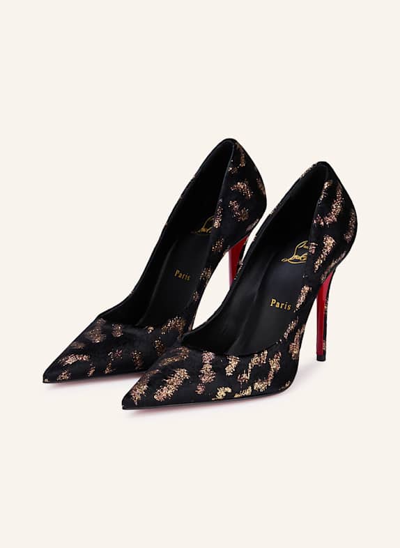 Christian Louboutin Lodičky MISS Z ČERNÁ / ZLATÁ