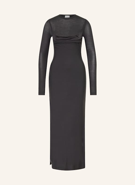 Nanushka Jerseykleid LINORA DUNKELGRAU