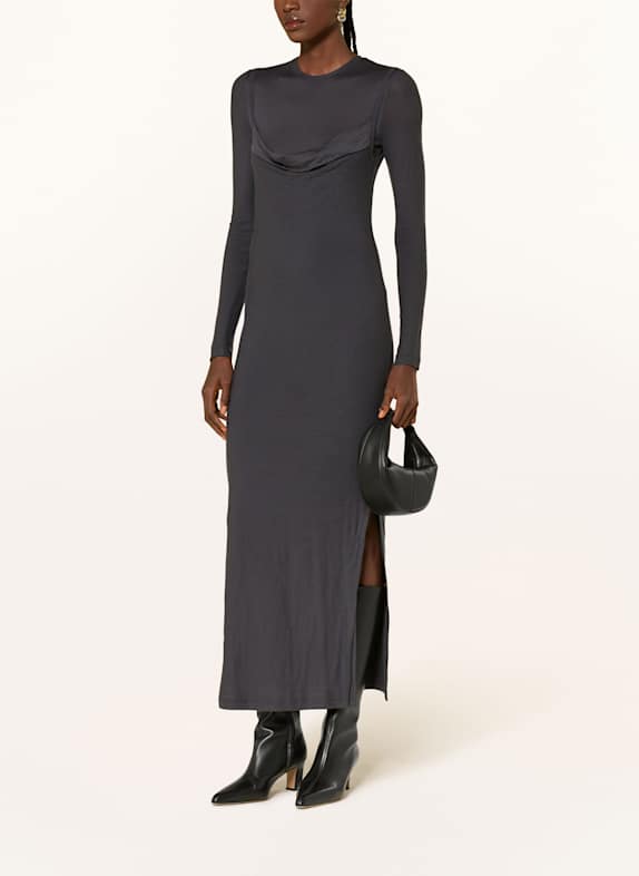 Nanushka Jerseykleid LINORA DUNKELGRAU