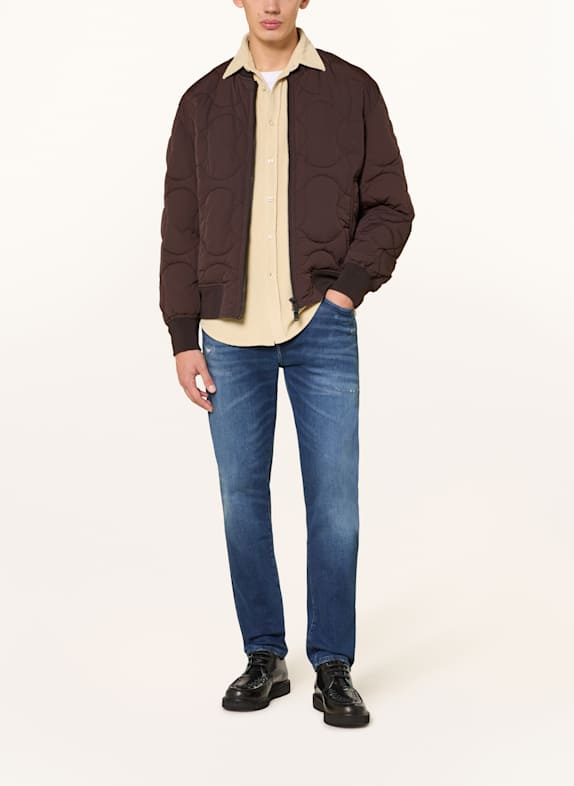 BOSS Destroyed Jeans RE.MAINE Regular Fit 429 MEDIUM BLUE