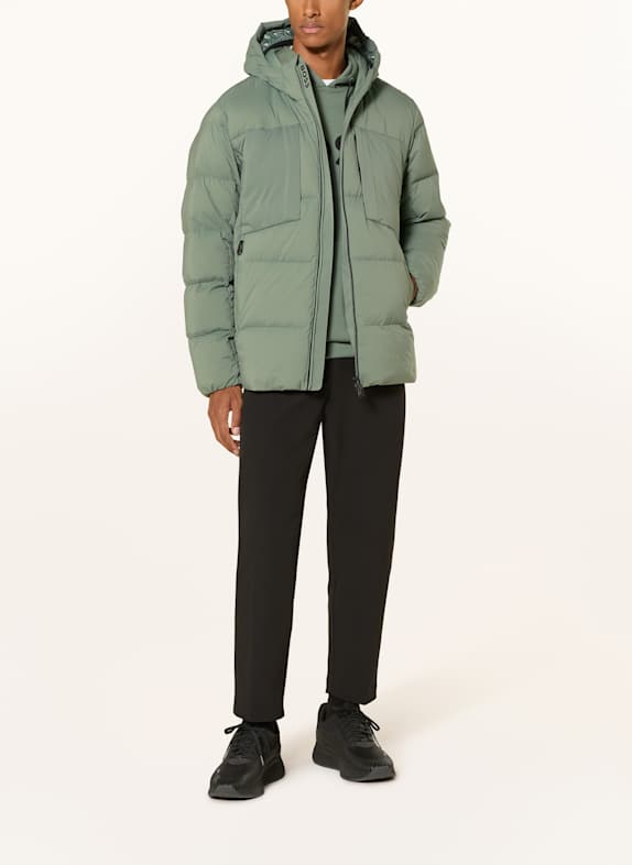 BOSS Daunenjacke RIPLITE PUFFER GRÜN
