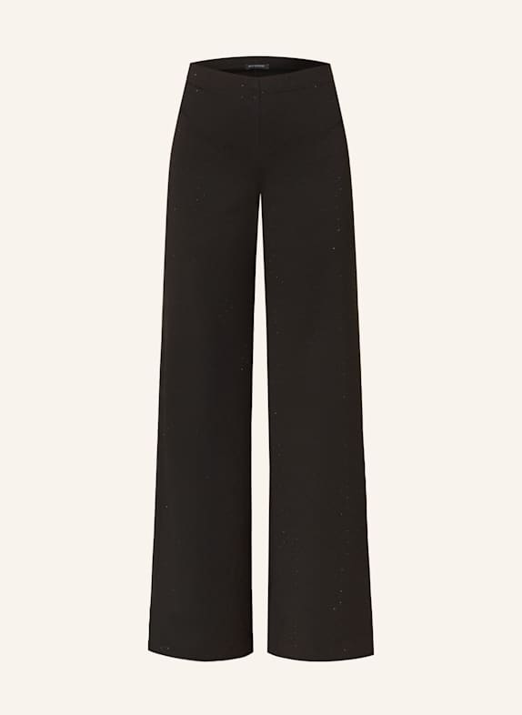 Ana Alcazar Jerseyhose mit Schmucksteinen SCHWARZ