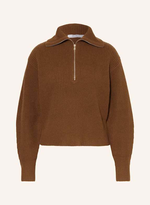 Max Mara Troyer NADAR mit Cashmere COGNAC
