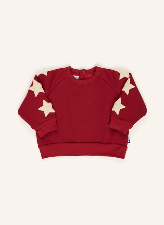 PETIT BATEAU Mikina TMAVĚ ČERVENÁ