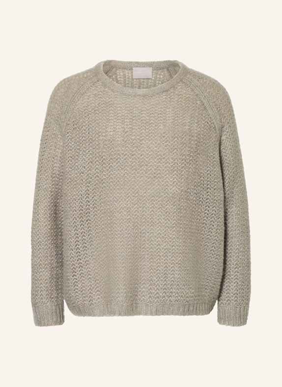 HEMISPHERE Cashmere sweater PLATINUM/ LIGHT GRAY