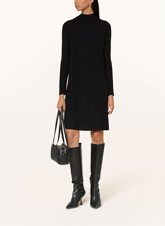 HEMISPHERE Strickkleid SCHWARZ