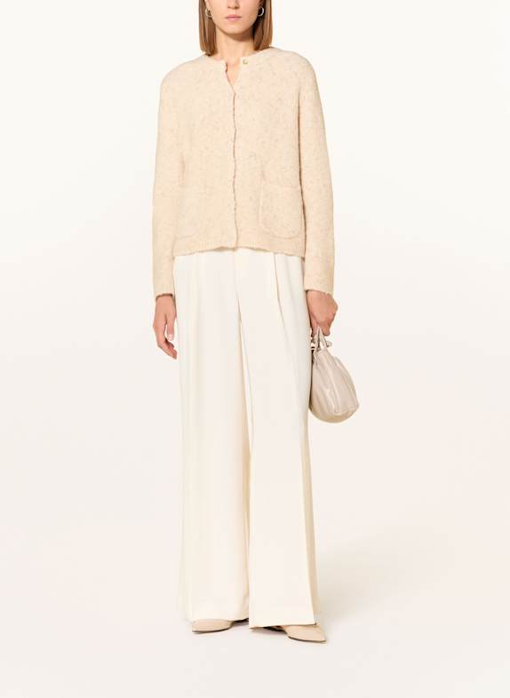 Betty Barclay Vest met glittergaren BEIGE