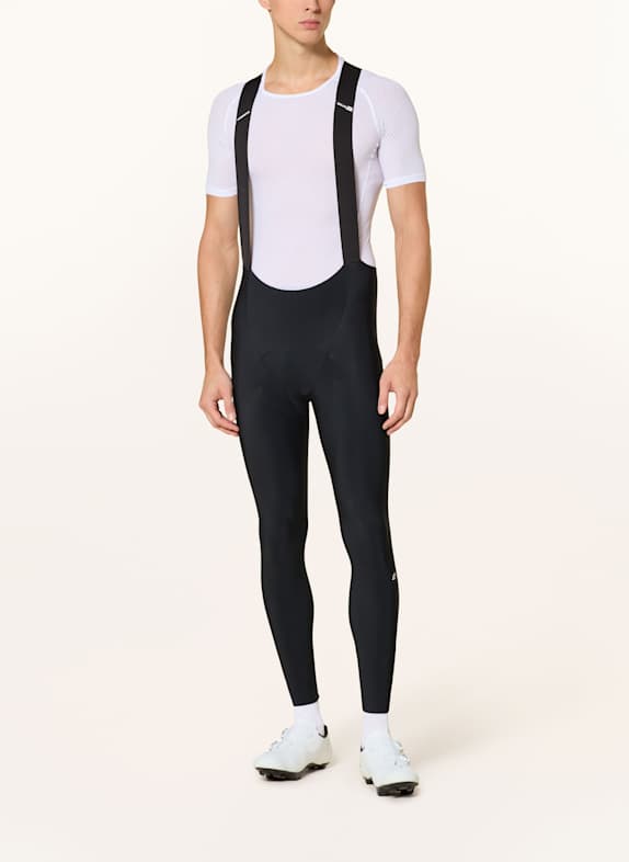 ASSOS Fietsbroek MILLE GT SPRING FALL BIB TIGHTS S11 met bretels en gewatteerde inzetstuk ZWART