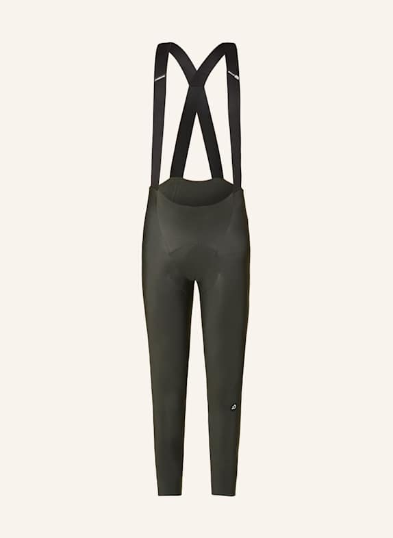 ASSOS Spodenki kolarskie MILLE GT SPRING FALL BIB TIGHTS S11 z szelkami i wyściełaną wkładką OLIWKOWY