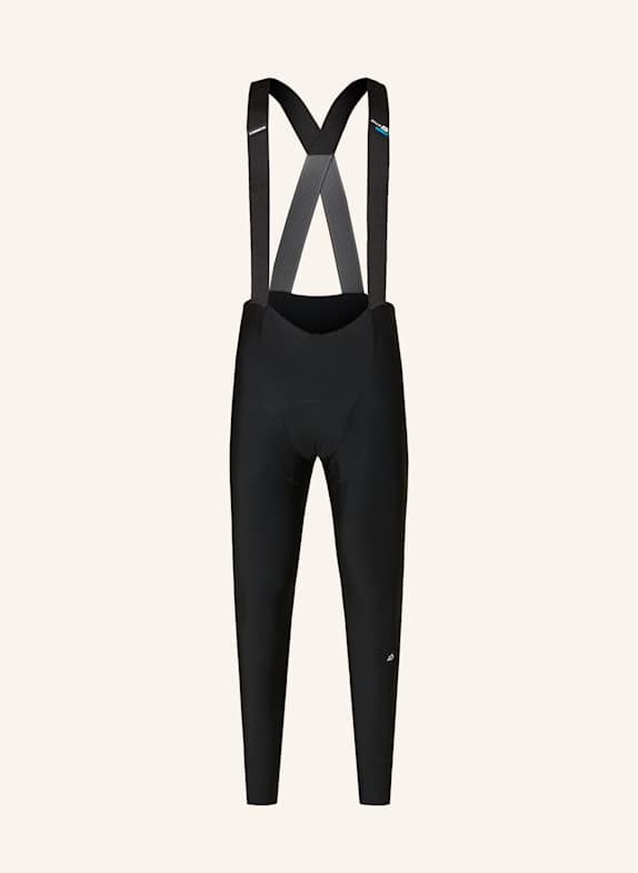 ASSOS Spodenki kolarskie MILLE GT HASHOOGI WINTER z szelkami i wyściełaną wkładką CZARNY