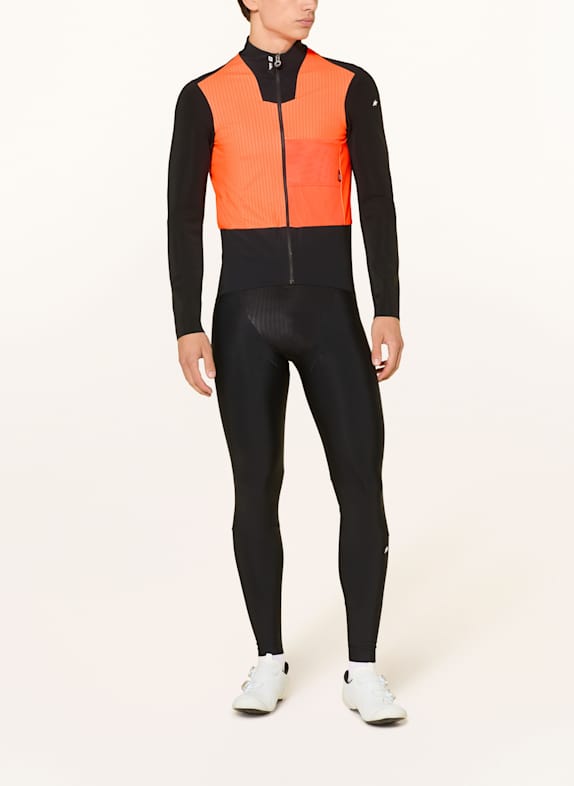 ASSOS Fietsjas EQUIPE R HABU S11 ZWART / NEONROOD