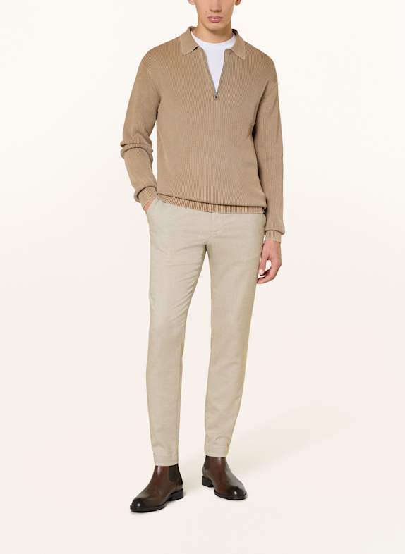 ALBERTO Chino JUMP in joggingstijl Slim Fit BEIGE