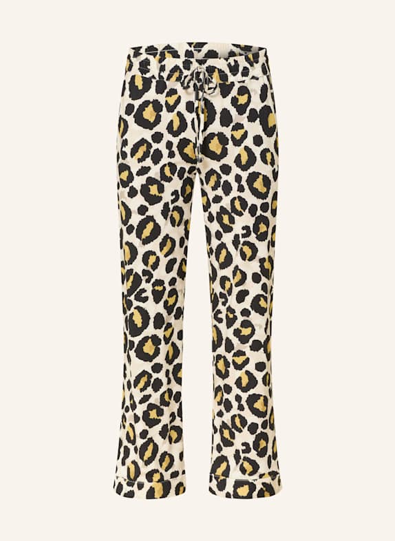 ESSENZA Schlafhose NORA FEDELIA ECRU / SCHWARZ / DUNKELGELB