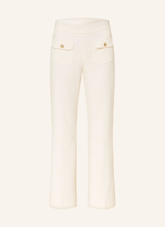 CAMBIO Strickhose aus Bouclé ECRU
