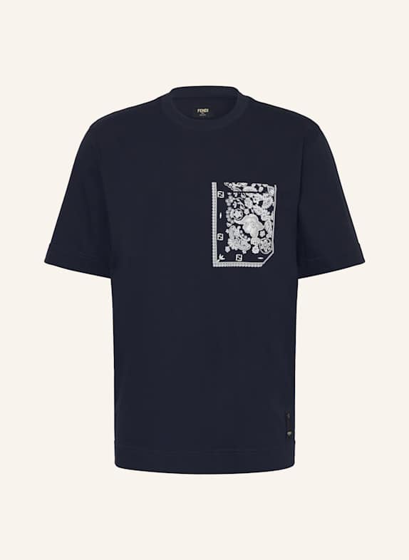FENDI T-shirt DARK BLUE
