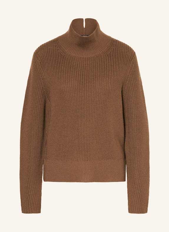 windsor. Pullover aus Merinowolle BRAUN