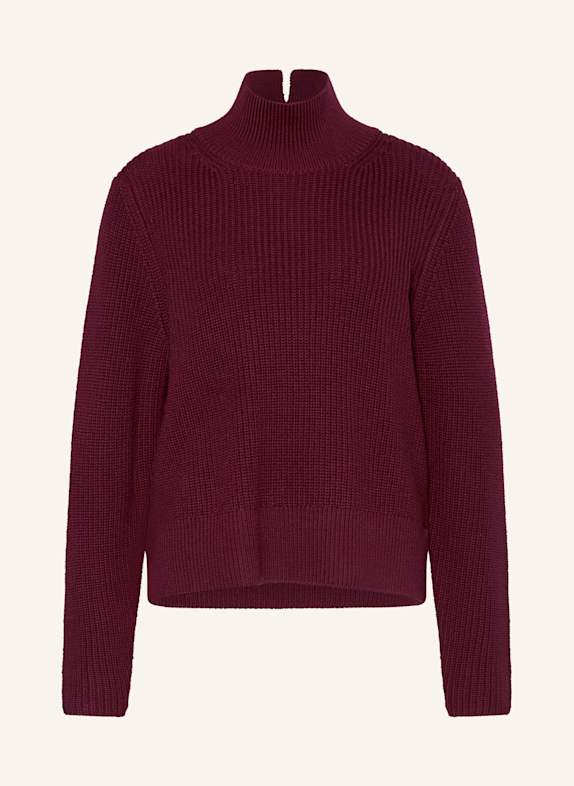 windsor. Pullover aus Merinowolle DUNKELROT