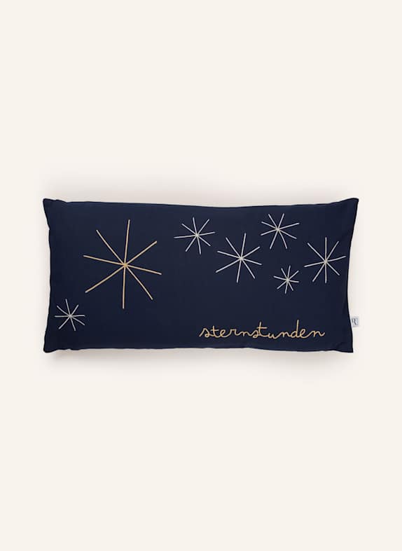 RÄDER Dekokissen STERNSTUNDEN DUNKELBLAU / GOLD