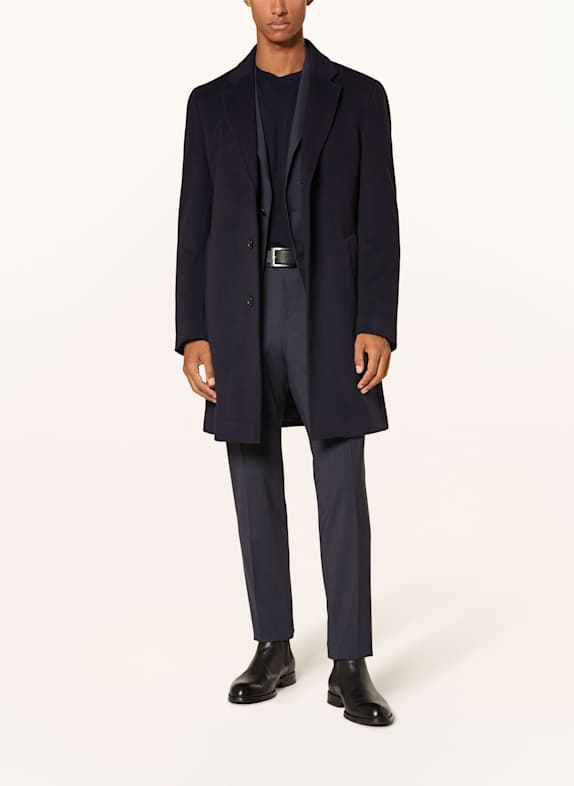 BOSS Wollmantel HYDE DUNKELBLAU