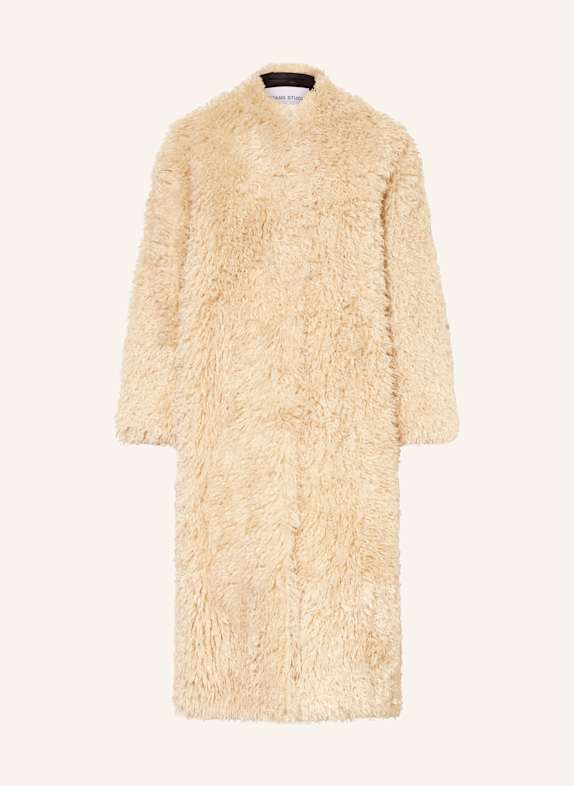 STAND STUDIO Kunstfell-Mantel CAROLINA CREME