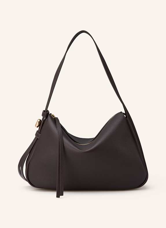 TORY BURCH Torebka ROMY CIEMNOBRĄZOWY