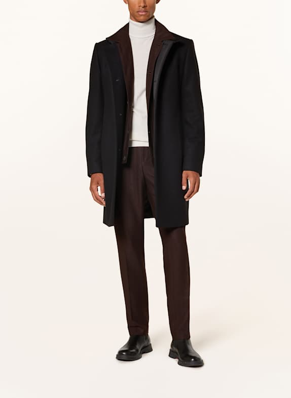 HUGO Wollmantel MINTRAX SCHWARZ