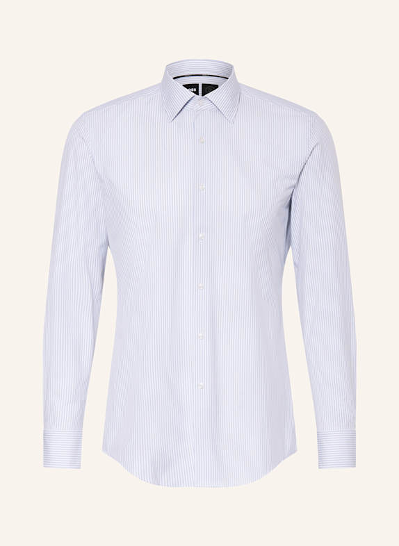 BOSS Hemd HANK Slim Fit WEISS / HELLBLAU