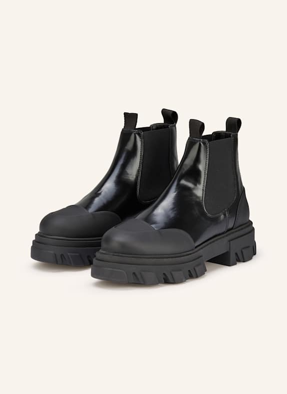 GANNI Chelsea boots BLACK