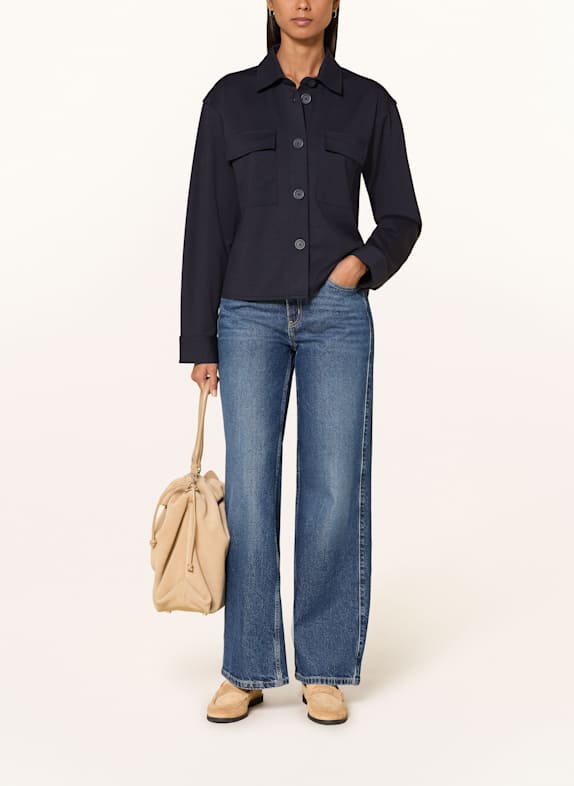 Smith & Soul Jersey jas DONKERBLAUW