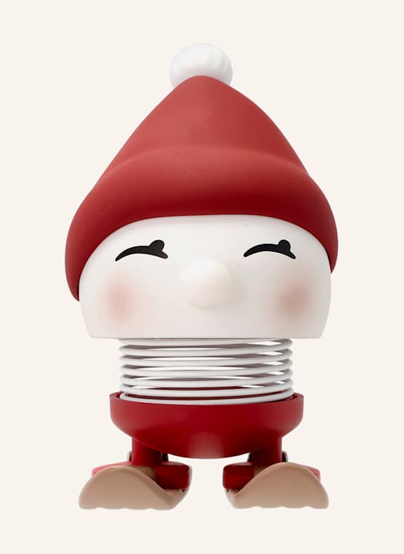 Hoptimist Dekofigur SKIING BIMBLE S WEISS/ DUNKELROT