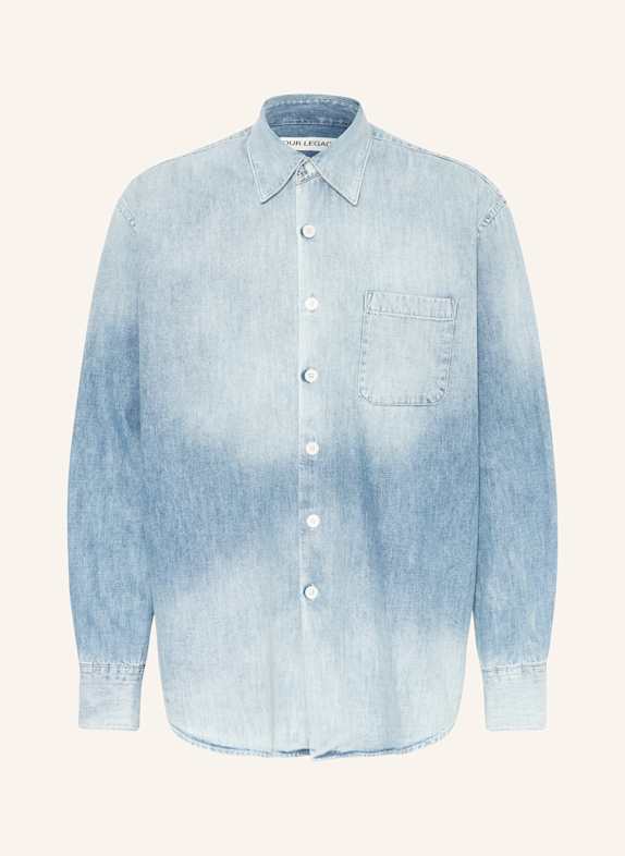 OUR LEGACY Jeanshemd ABOVE Slightly Oversized Fit HELLBLAU