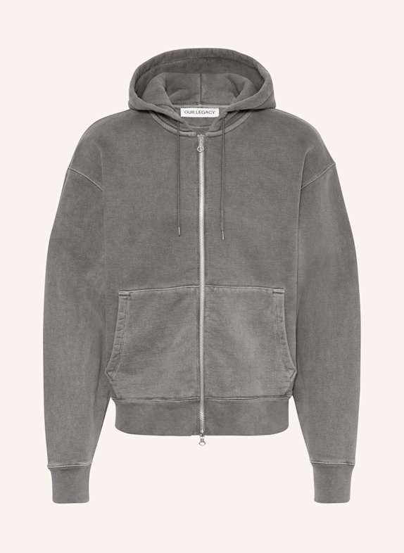 OUR LEGACY Sweatjacke RASCAL GRAU
