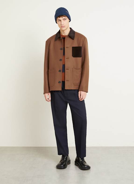MARNI Jacket BROWN / DARK BROWN