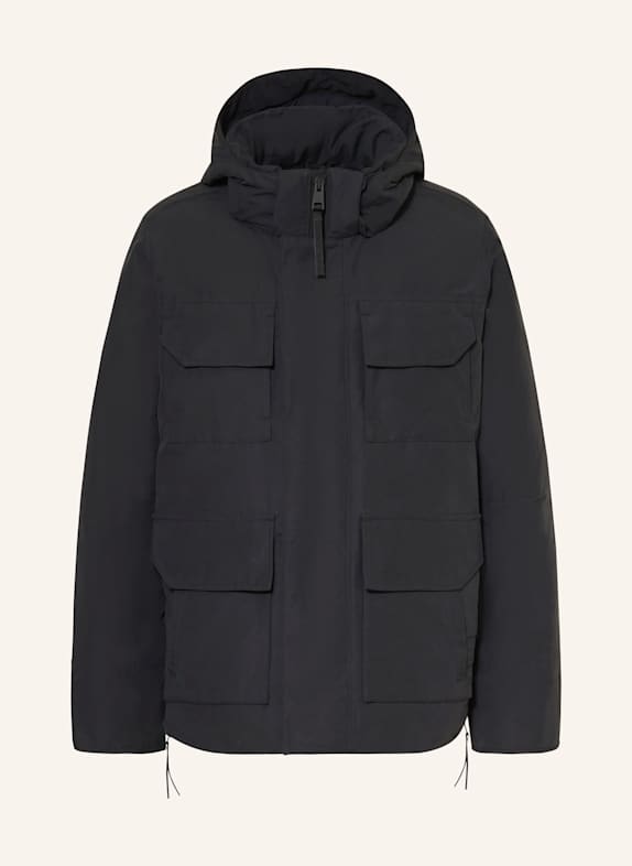 CANADA GOOSE Daunenjacke MAITLAND mit abnehmbarer Kapuze SCHWARZ