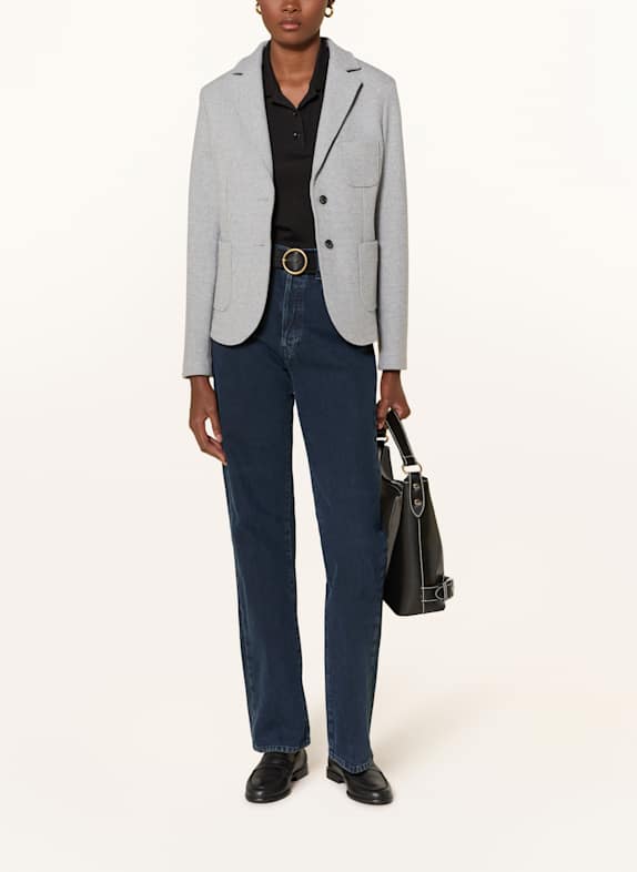 pamela henson Jersey blazer LICHTGRIJS