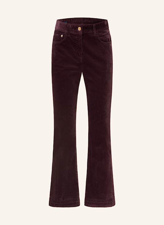 pamela henson 7/8-Cordhose DUNKELROT