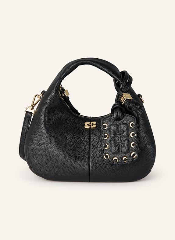 GANNI Handtasche SCHWARZ