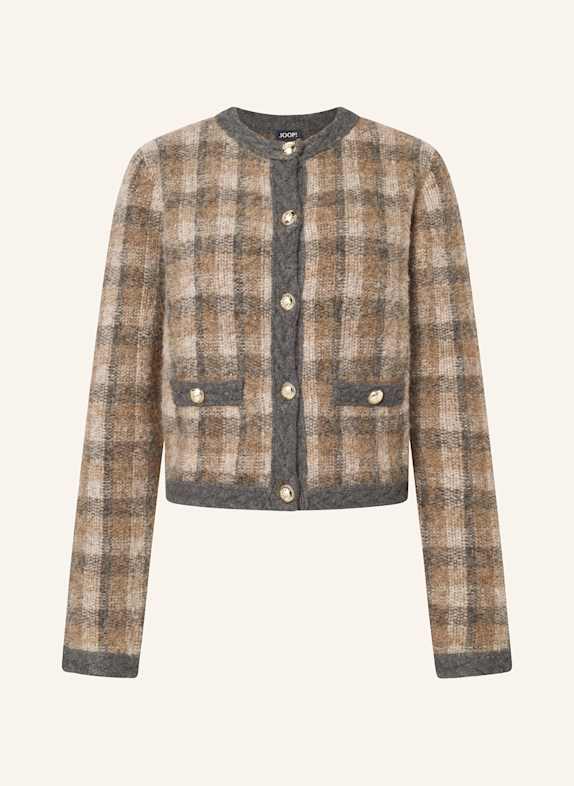 JOOP! product eng 1033429 adidas Originals Adventure Polar Enlighten Allover Print Hoodie BROWN/ LIGHT BROWN/ GRAY