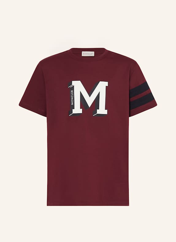MONCLER enfant T-shirt CIEMNOCZERWONY / GRANATOWY