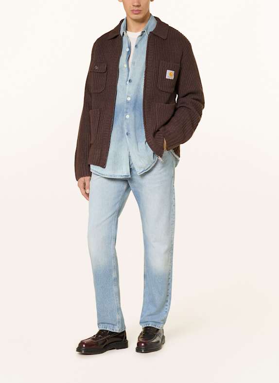 carhartt WIP Vest CHORE MARRON FONCÉ