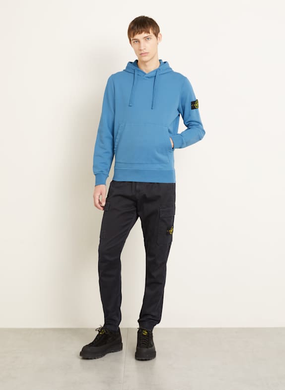 STONE ISLAND Hoodie BLAUGRAU