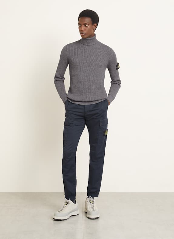 STONE ISLAND Rollkragenpullover GRAU