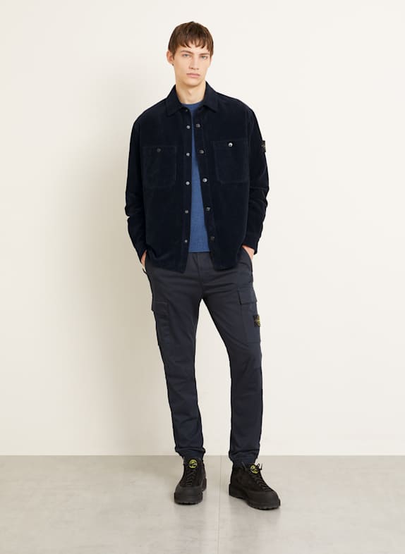 STONE ISLAND Cord-Overjacket DUNKELBLAU