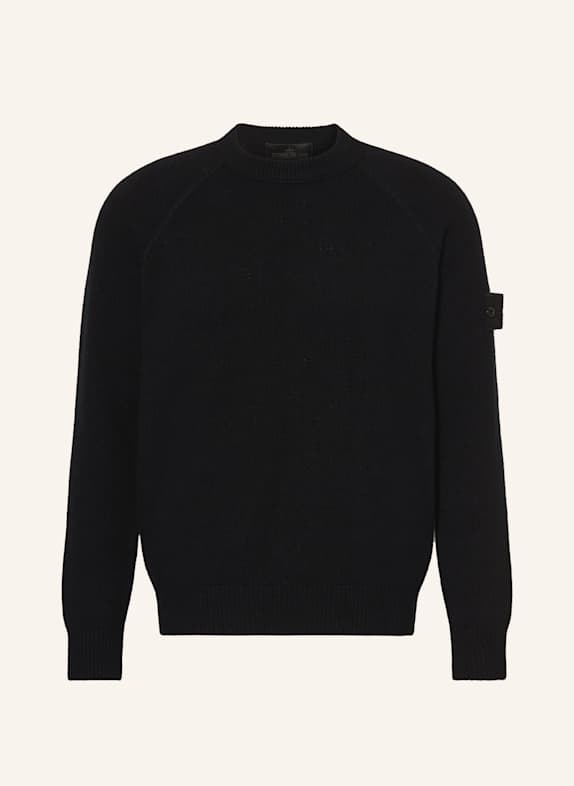 STONE ISLAND Cashmere-Pullover GHOST SCHWARZ