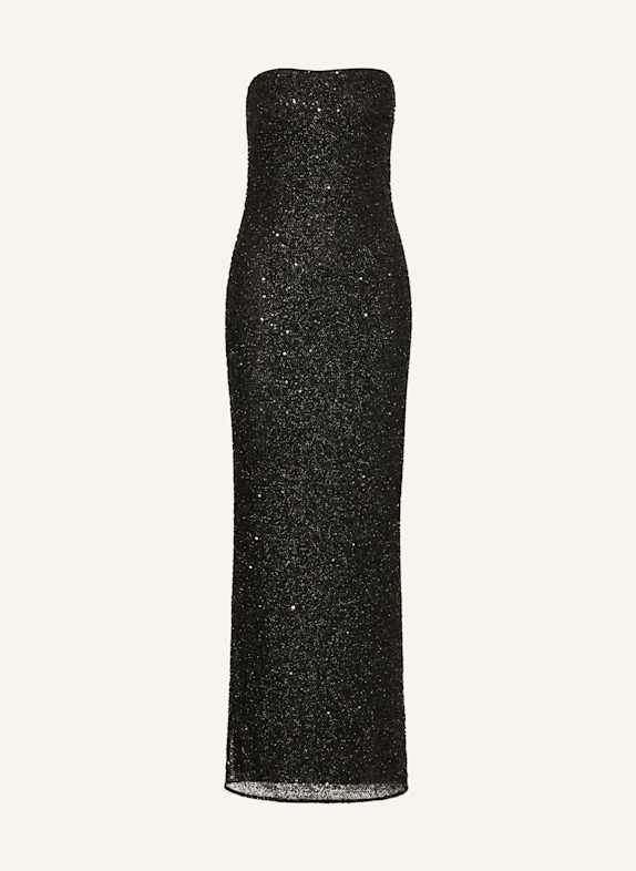 SIMKHAI Abendkleid XYLA mit Pailletten und Schmuckperlen SCHWARZ
