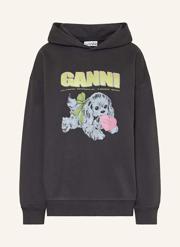 GANNI Sweatshirt ISOLI DUNKELGRAU