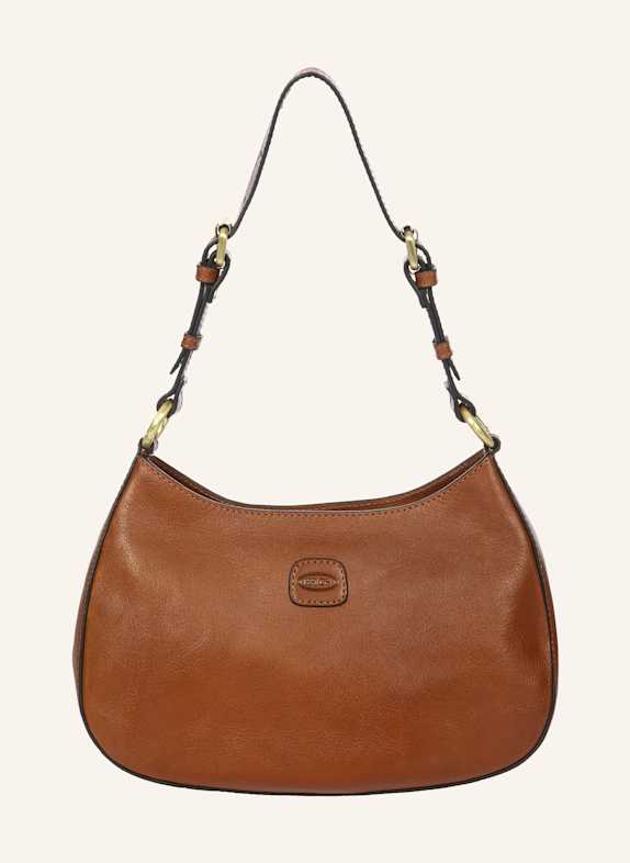 BRIC'S Kabelka přes rameno VOLTERRA HNĚDÁ