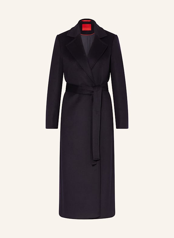 MAX & Co. Wollmantel LONGRUN DUNKELBLAU