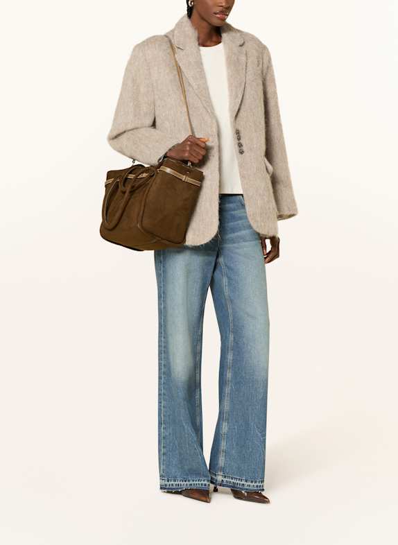 ViaMailBag Shopper CHANTAL SUEDE OLIVOVÁ