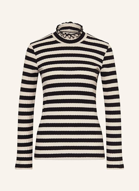 ZAÍDA Longsleeve SCHWARZ / ECRU